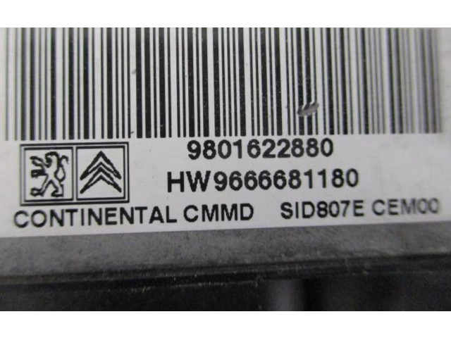 Řídící jednotka 9801622880, 9666681180   Peugeot 2008 I 2014