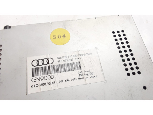 Блок управления 4E0910563, 4E0035563H   Audi A8 S8 D3 4E