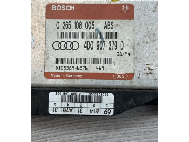Блок управления АБС 4D0907379D, 0265108005   Audi A6 S6 C4 4A