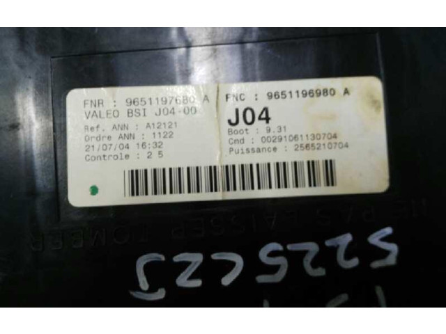   Pojistková skříňka 9651197680A, 0090012   Peugeot 307 2004