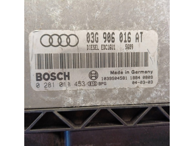 Блок управления двигателя 03G906016AT, 1039S04581   Audi A3 S3 8P