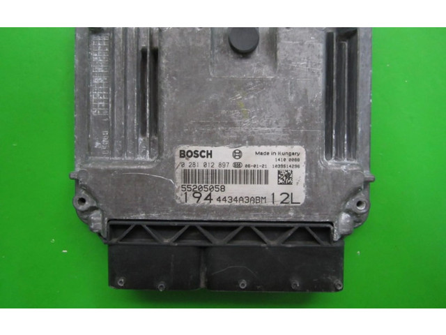 Řídící jednotka 55205058, 0281012897   Fiat Croma 2006