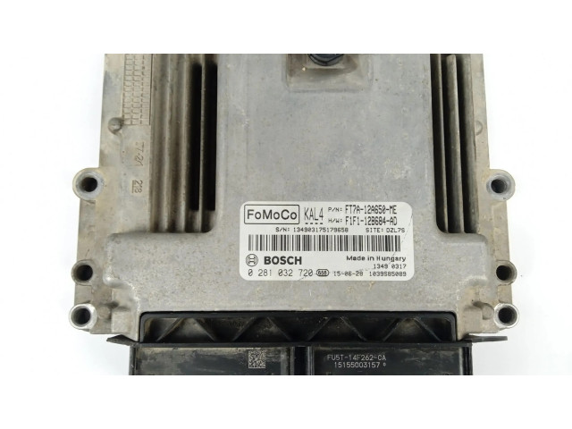 Блок управления двигателя 0281032720, FT7A12A650ME   Ford Tourneo