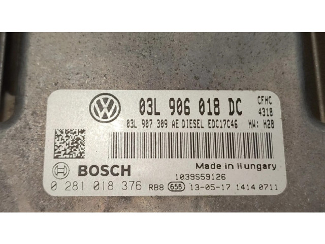 Řídící jednotka 03L906018DC   Volkswagen Caddy 2013