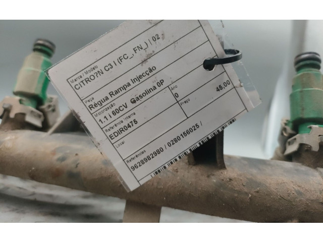 Vstřikovací lišta 9628982980, 0280156025   Citroen C3     