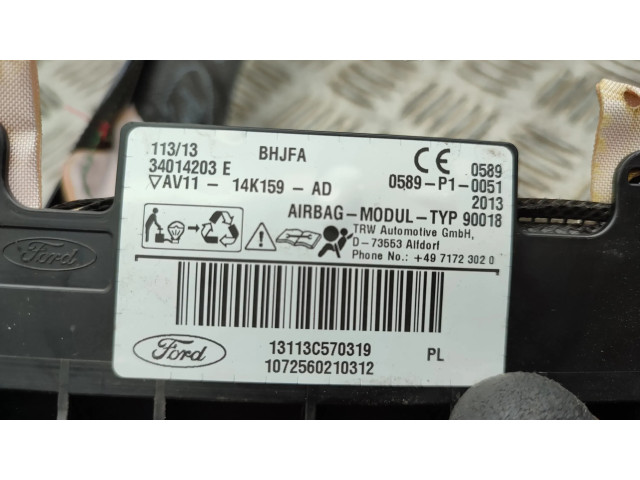 Боковая подушка безопасности AV1114K159AD   Ford B-MAX