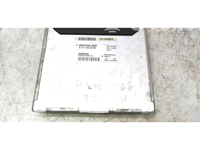 Блок управления двигателя A1111531979, 5WK90404   Mercedes-Benz CLK A208 C208
