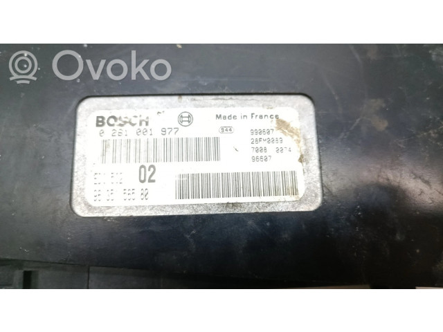 Řídící jednotka 0281001977, 9635156580   Peugeot 406 2002