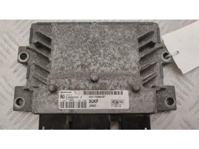 Блок управления двигателя AV2112A650EF, S180047013F   Ford Fiesta