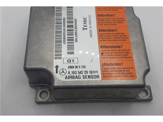 Блок подушек безопасности A1635422918   Mercedes-Benz ML W163