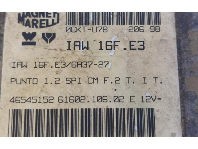 Блок управления двигателя IAW16FE3, IAW16FE3   Fiat Punto (176)