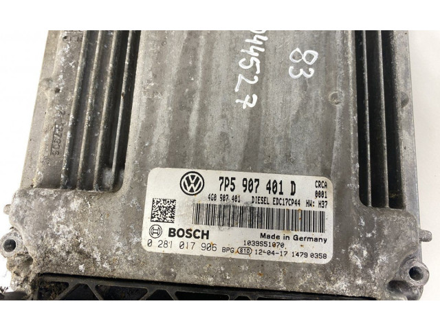 Řídící jednotka 0281017906, 95861860511   Porsche Cayenne (92A) 2012