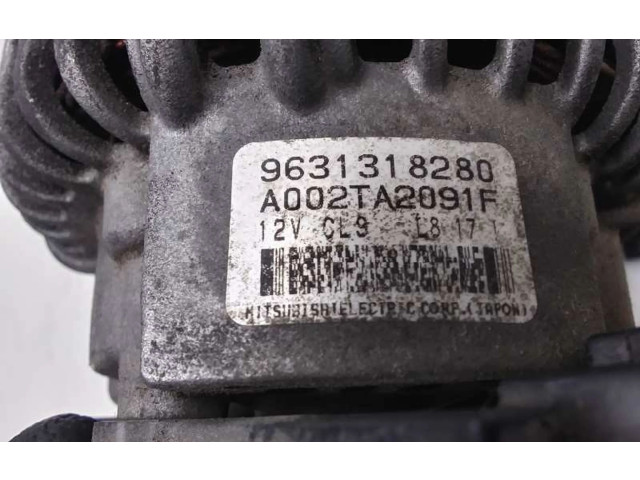 Генератор 9631318280, A002TA2091E   Peugeot 406