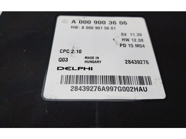 Řídící jednotka A0009003606   Mercedes-Benz CLA C117 X117 W117 2015