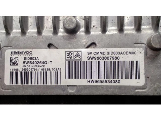 Řídící jednotka 5WS40264GT   Peugeot 407 2006