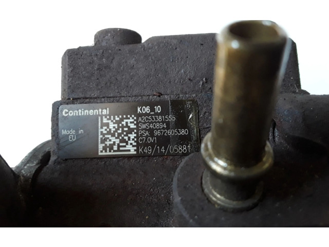 Vstřikovací čerpadlo 9672605380   Peugeot 5008    9HR (DV6C) 