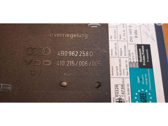 Блок управления 4B0962258D   Audi A6 Allroad C5