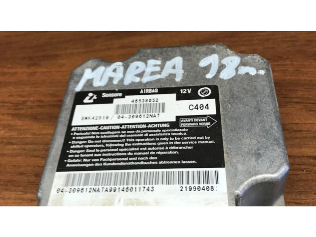 Блок подушек безопасности 46538652, 5wk4819   Fiat Marea