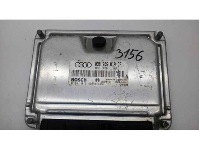 Блок управления двигателя 038906019CF, 0281010405   Audi A6 S6 C6 4F