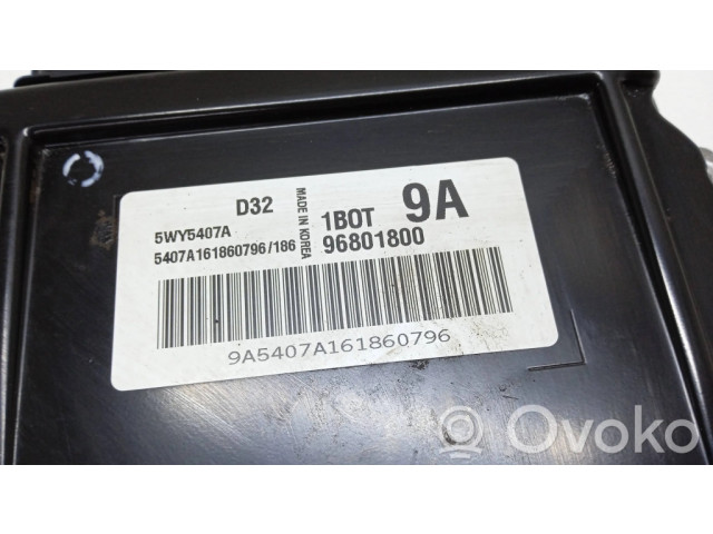 Блок управления двигателя 96801800, 5WY5407A   Chevrolet Spark
