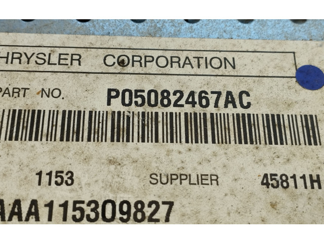 Интеркулер  P05082467AC   Chrysler Pacifica 