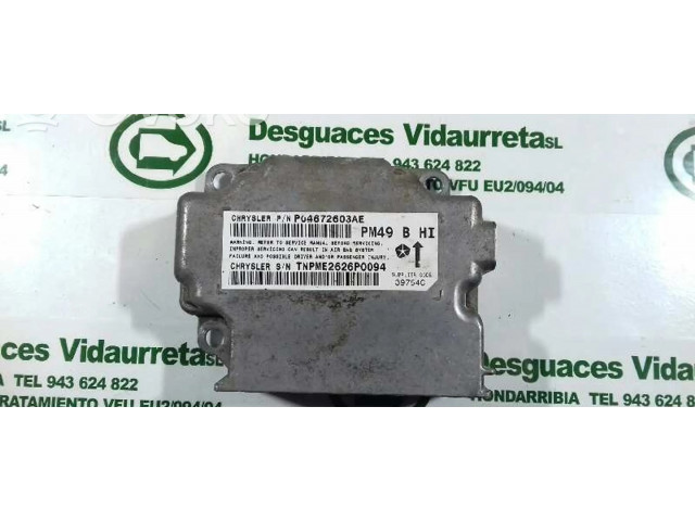 Блок подушек безопасности P04672603AE, TNPME2626P0094   Dodge Caliber