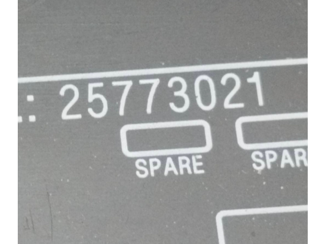   Pojistková skříňka 25773021   Cadillac SRX 2005