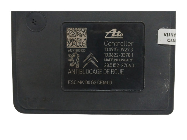 Jednotka ABS 9807180380, 10022002774   Peugeot 2008 I 2013