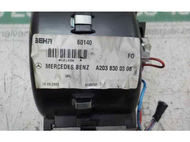 Вентилятор печки    A2038202514, A2038300308   Mercedes-Benz CLK A209 C209