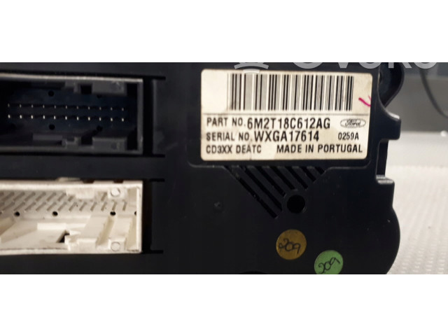Блок управления климат-контролем 6M2T18C612AG   Ford S-MAX