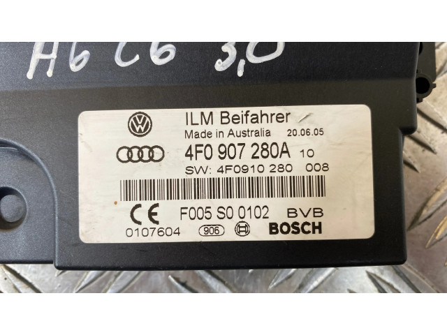 Блок управления 4F0907280A, F005S00102   Audi A6 S6 C6 4F