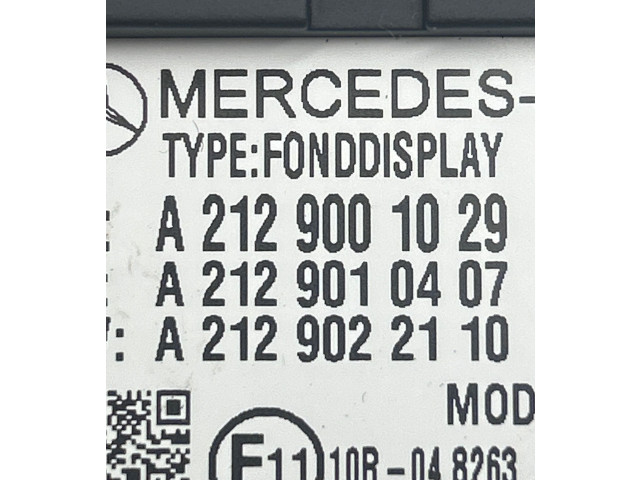 Дисплей    A2129001029, A2129010407   Mercedes-Benz GLE (W166 - C292)