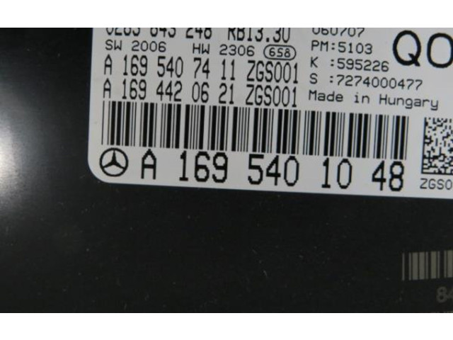 Přístrojová deska  Mercedes-Benz B W245 2007 A1695401048, A1695401048  