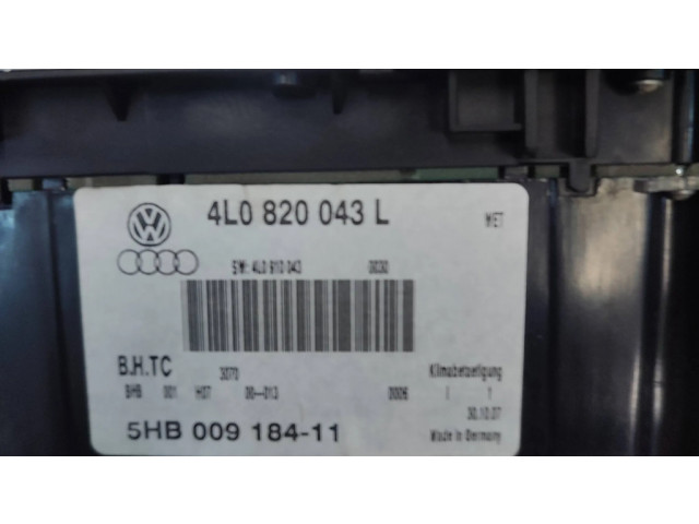 Блок управления климат-контролем 4L0820043L, 5HB00918411   Audi Q7 4L