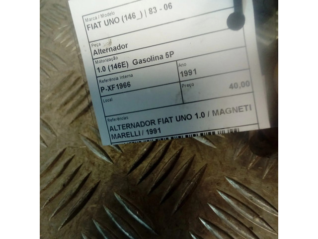 Генератор ALTERNADOR   Fiat Uno 1.0     