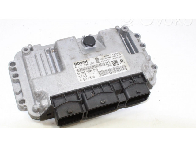 Блок управления двигателя 9660371680, 0261208903   Citroen C3