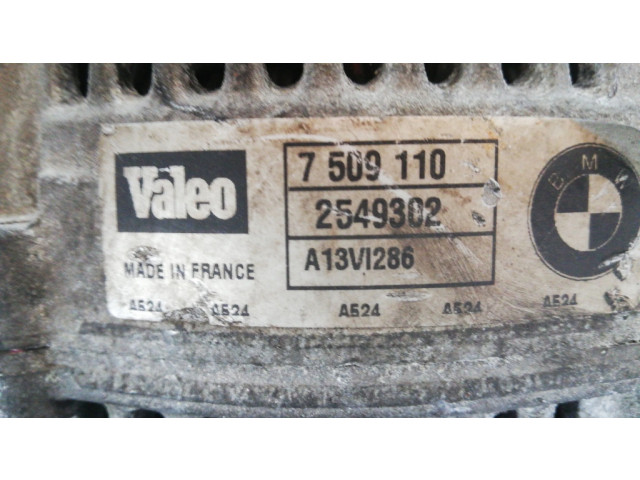 Генератор 7509110, 2549302   BMW 3 E46 1.8     