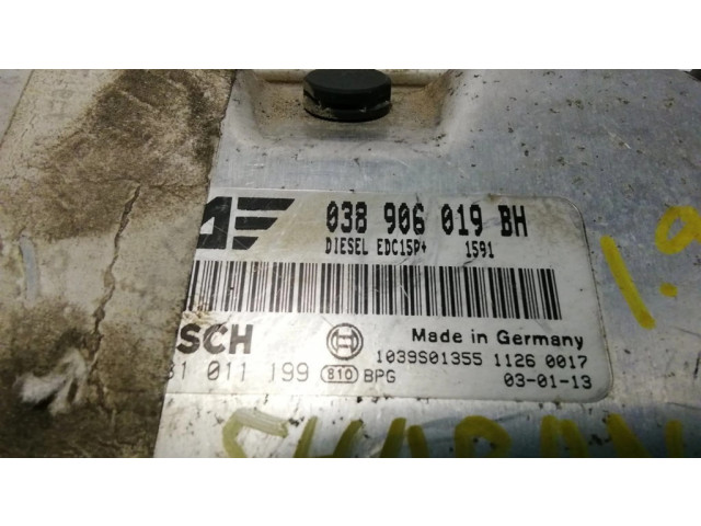 Řídící jednotka 038906019BH, 0281011199   Volkswagen Sharan 1999