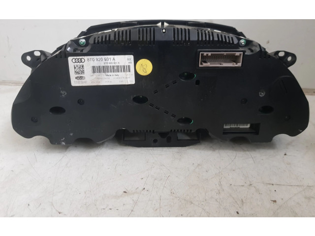 Přístrojová deska  Audi A5 8T 8F 2009 8T0920931A  