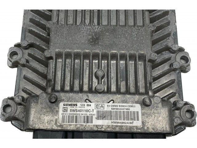 Блок управления двигателя 9648624280, 5WS40110C-   Citroen C3