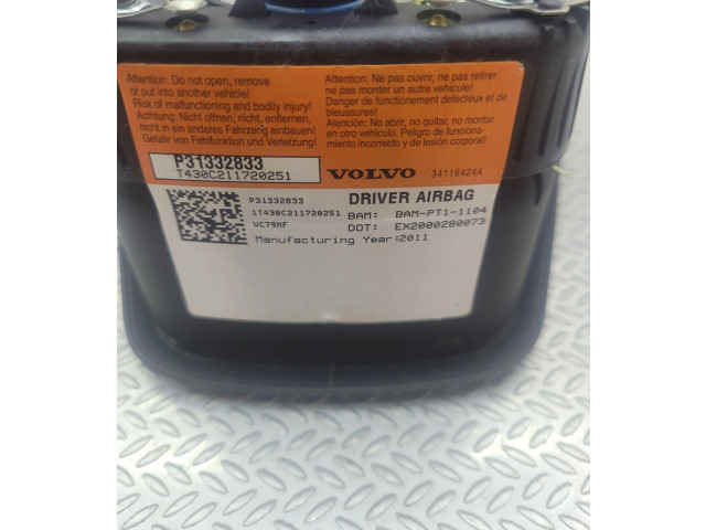 Подушка безопасности водителя 34116424A   Volvo XC60