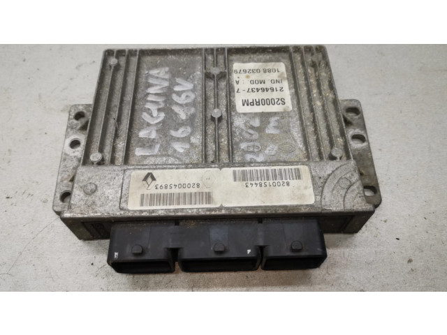 Блок управления двигателя 8200045893, 8200158443   Renault Laguna II