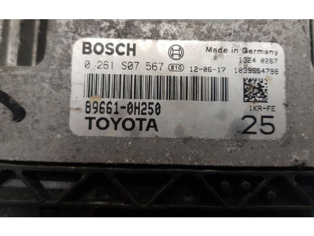 Řídící jednotka 896610H250, 0261S07567   Peugeot 107 2013