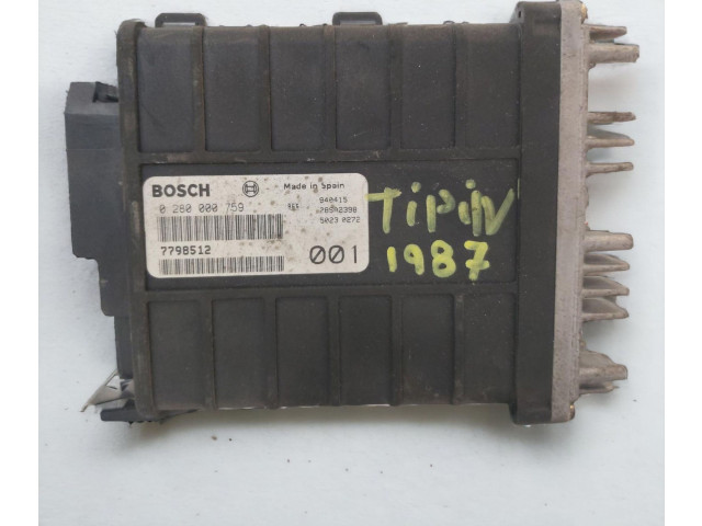 Блок управления двигателя 028000759-7798512, 028000759-7798512   Fiat Uno