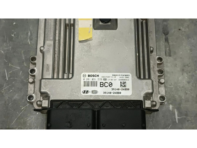 Řídící jednotka 391402ABB0, CENTRALITAMOTORUCE   Hyundai Tucson LM 2017