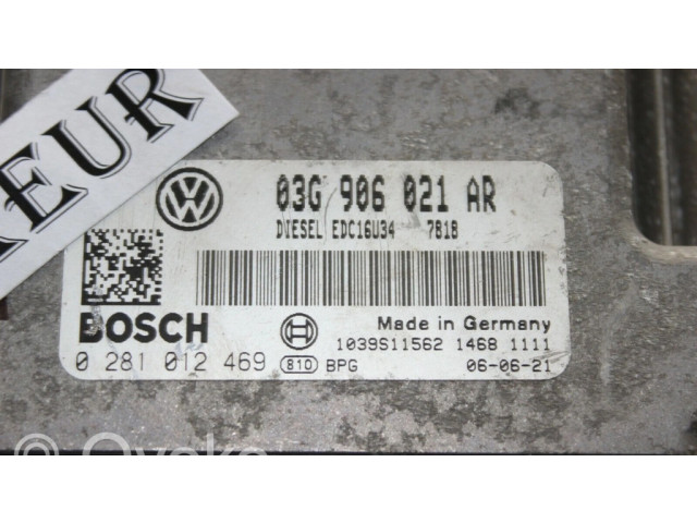 Řídící jednotka 03G906021AR, 0281012469   Volkswagen Caddy 2004