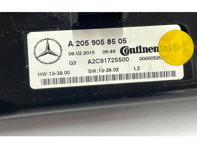 Блок управления климат-контролем A2059058505, 00000520   Mercedes-Benz C W205