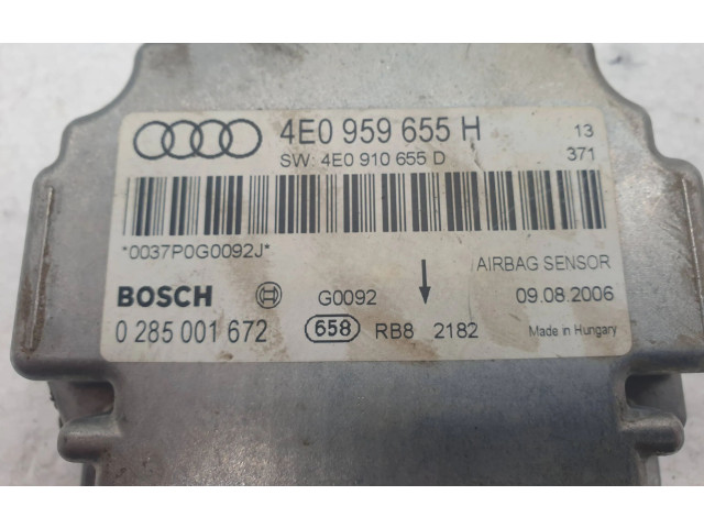 Блок подушек безопасности 4E0959655H, 4E0910655D   Audi A8 S8 D3 4E