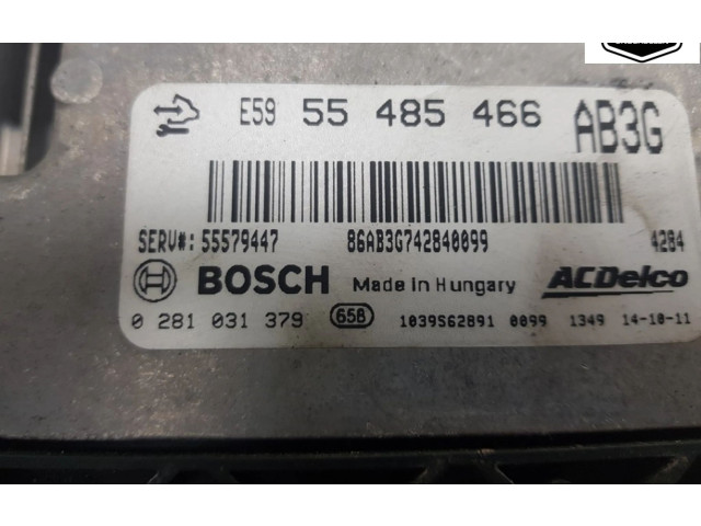 Řídící jednotka 55579447, 0281031379   Opel Zafira C 2015