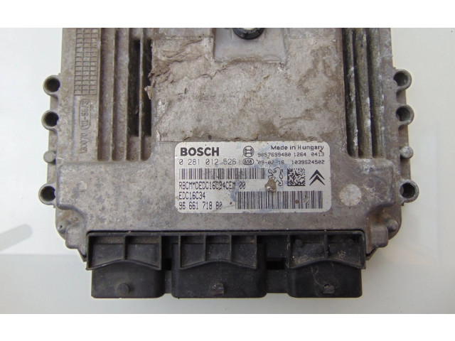Řídící jednotka 9666171880, 0281012526   Peugeot 207 2008